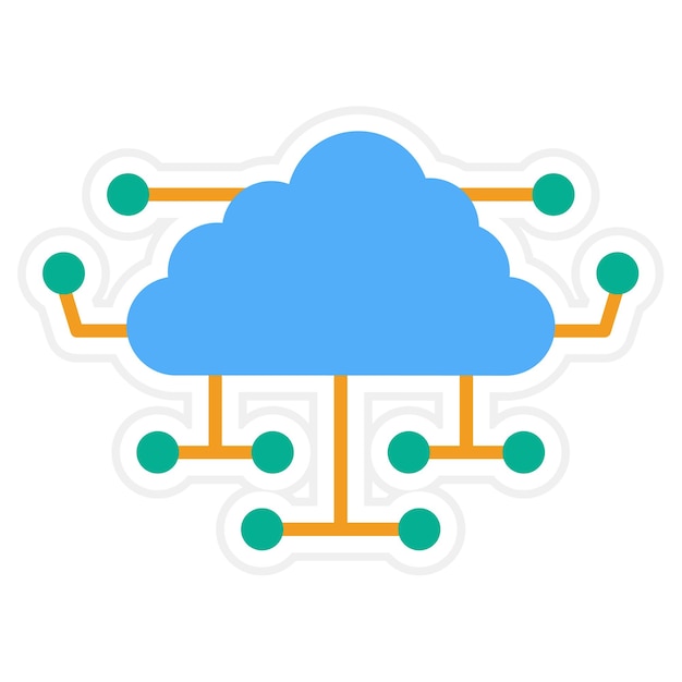 Iconica del cloud computing