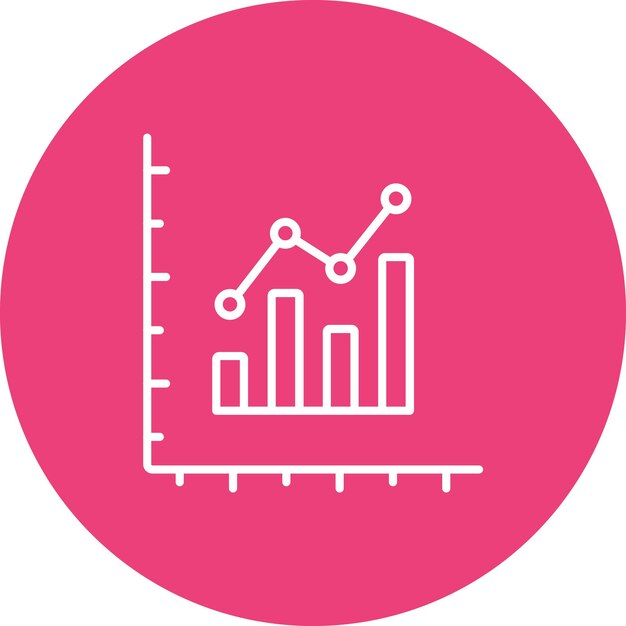 Iconica del grafico a barre