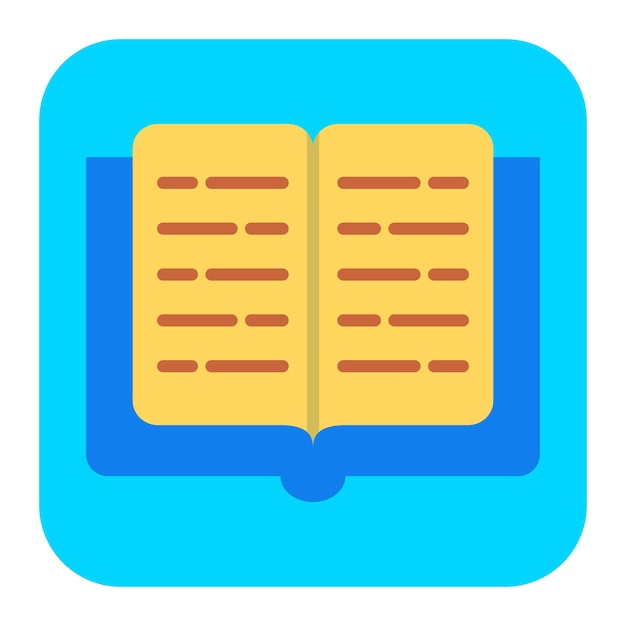 Iconica del libro elettronico
