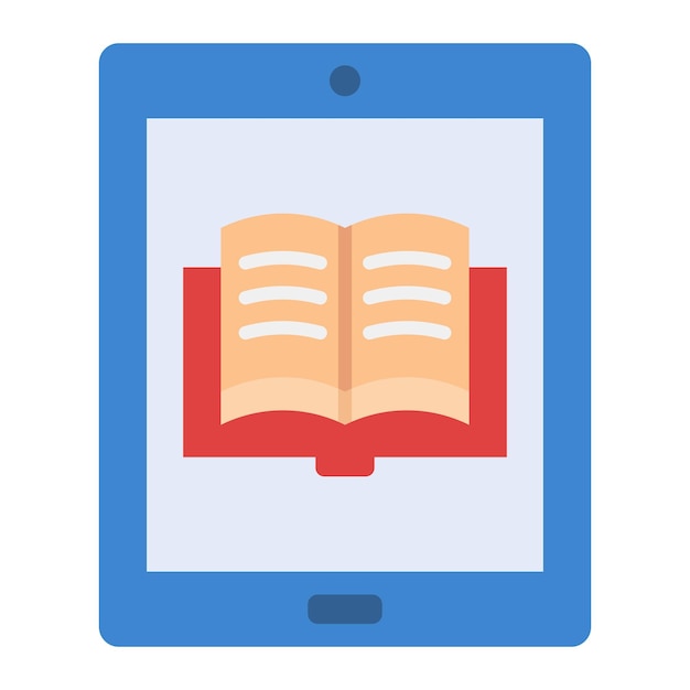 Iconica del libro elettronico