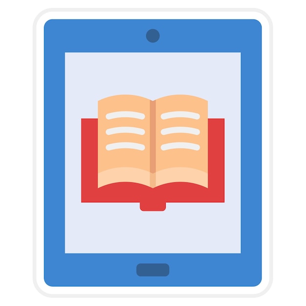 Iconica del libro elettronico