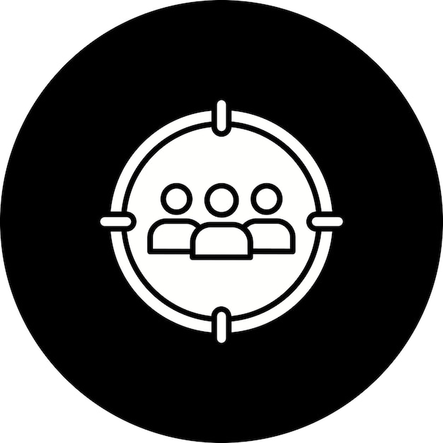 Iconica del pubblico di destinazione