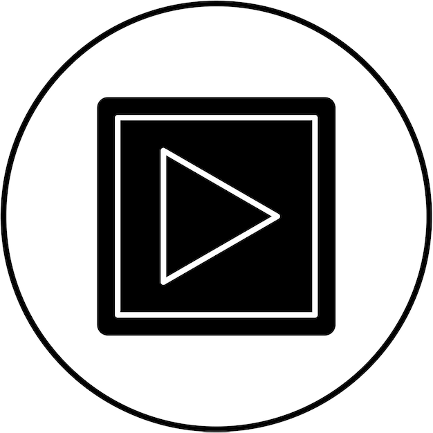 Iconica del pulsante di riproduzione