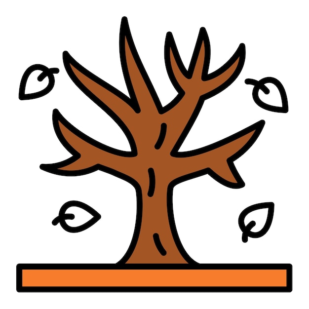 Iconica dell'albero secco