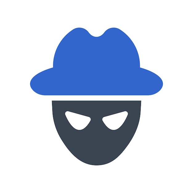 Iconica dell'hacker ladro