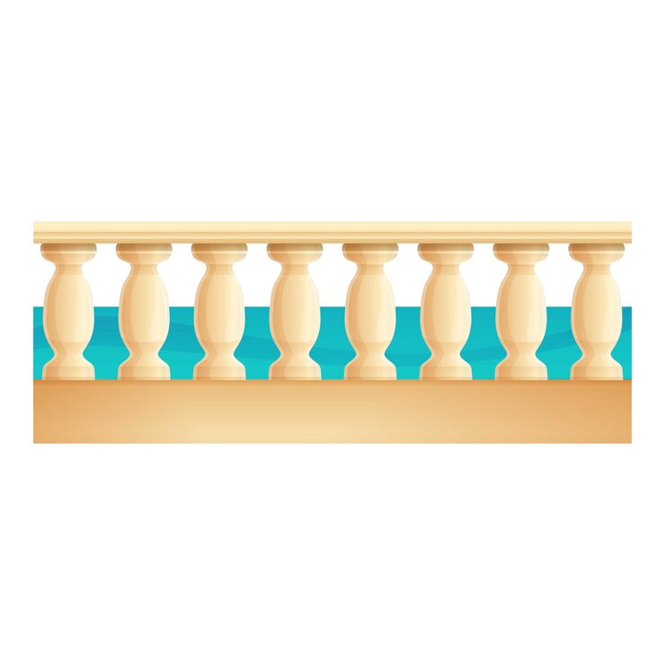 Vettore iconica della barriera marittima caricatura dell'icona vettoriale della barriera marina per il web design isolata su sfondo bianco