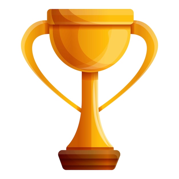 Iconica della coppa d'oro sportiva Iconica vettoriale della cuppa d' oro sportiva per il web design isolata su sfondo bianco