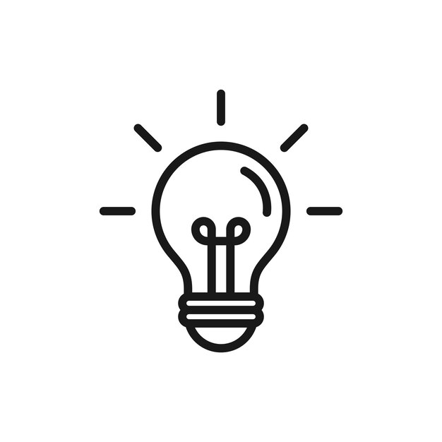 Iconica della lampadina
