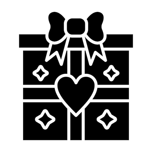 Iconica della scatola regalo