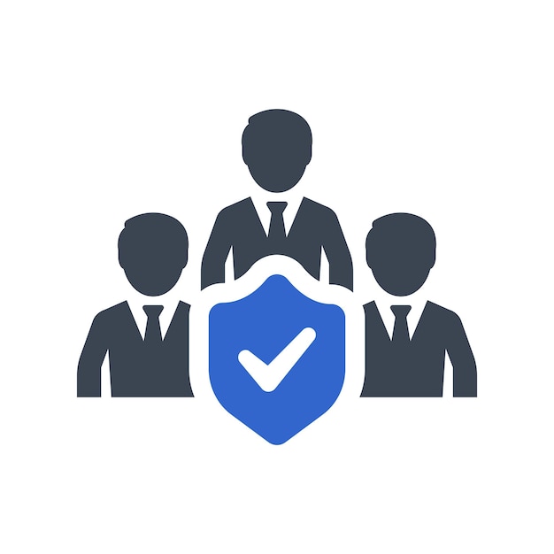 Iconica della squadra di sicurezza