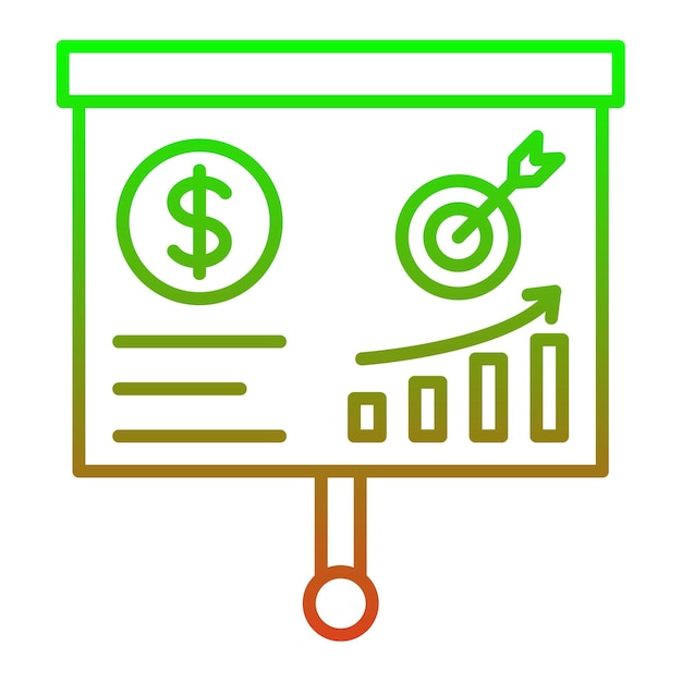 Iconica della strategia di marketing
