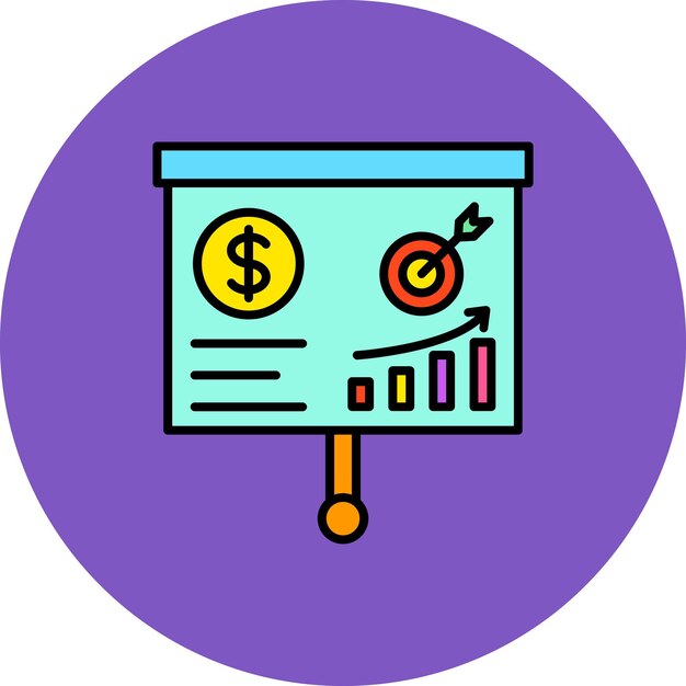 Iconica della strategia di marketing