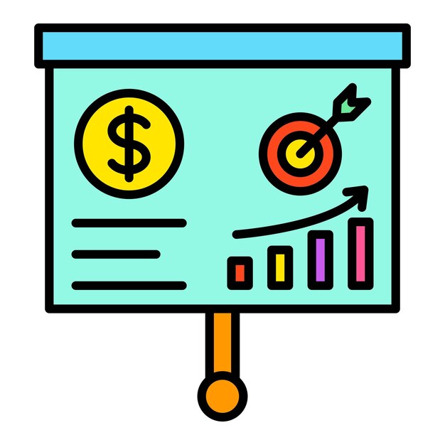 Iconica della strategia di marketing