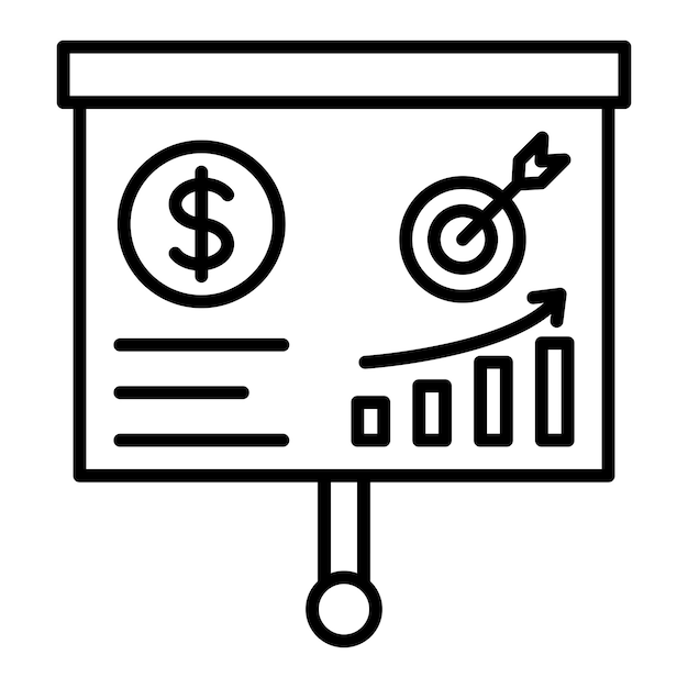 Iconica della strategia di marketing