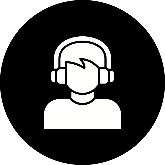 Iconica delle cuffie