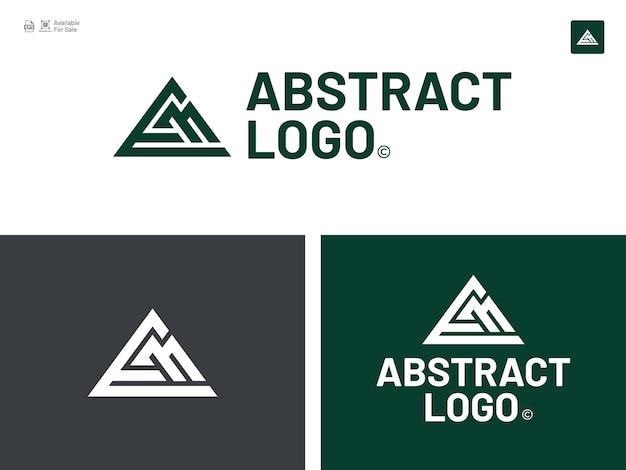 Iconica delle lettere dell'alfabeto EM logo
