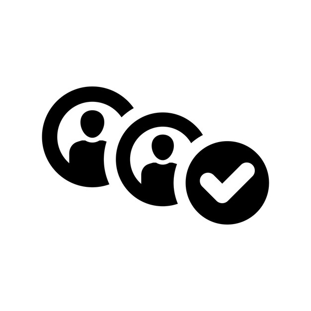Iconica di approvazione della squadra