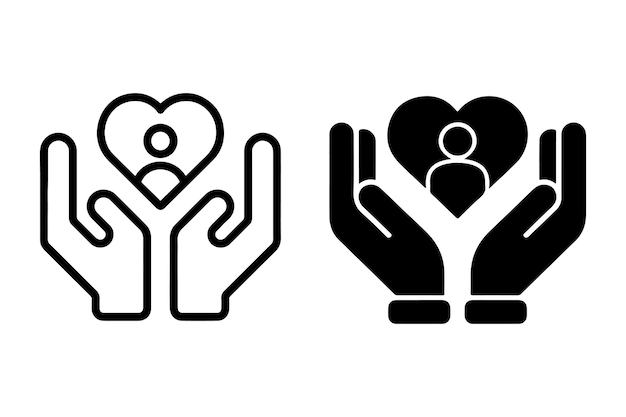 Iconica di assistenza e supporto al cliente