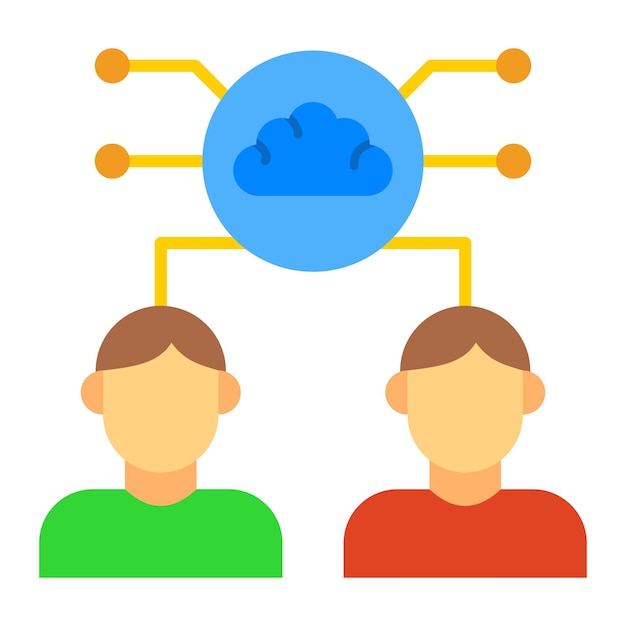 Iconica di brainstorming