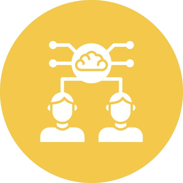 Iconica di brainstorming