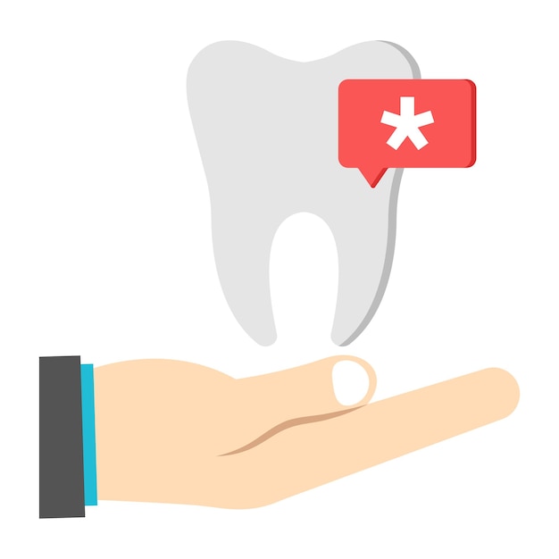 Iconica di download premium dell'assistenza dentale