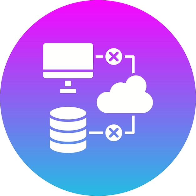 Iconica di errore di connessione