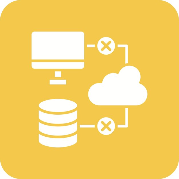 Iconica di errore di connessione