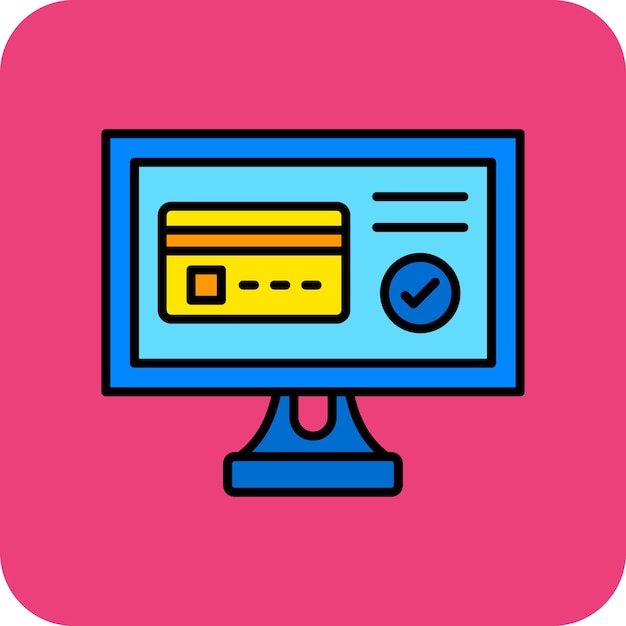 Iconica di pagamento della carta