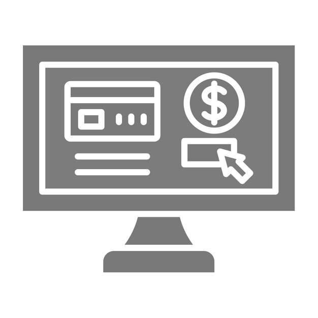 Iconica di pagamento online