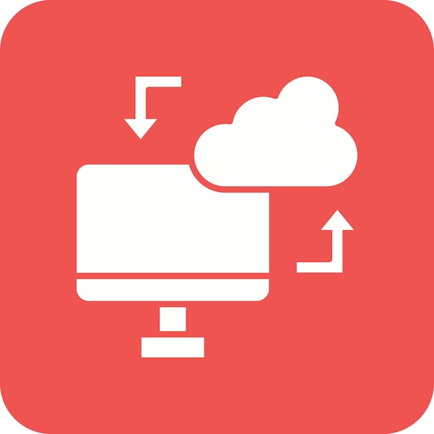 Iconica di sincronizzazione cloud
