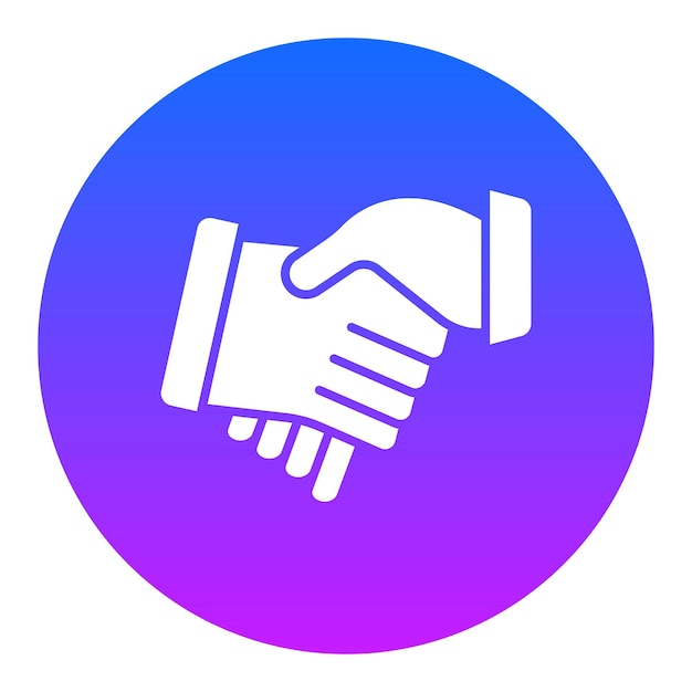 Iconica di stretta di mano ingannevole