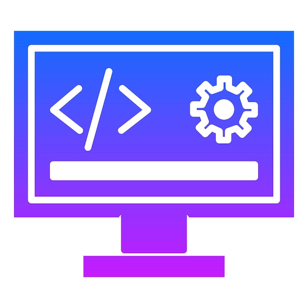 Iconica di sviluppo software
