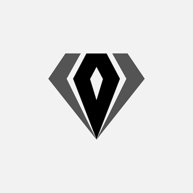 Idee per il concetto di logo con pennino diamantato