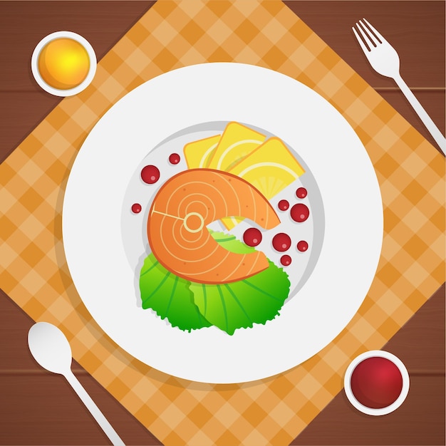 Il cibo sulla tavola