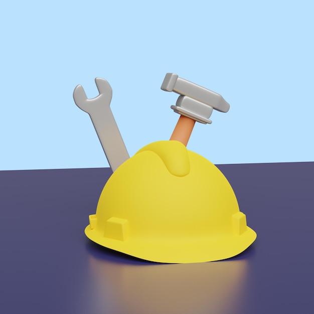 Il concetto della giornata del lavoro in stile cartone animato 3D realistico