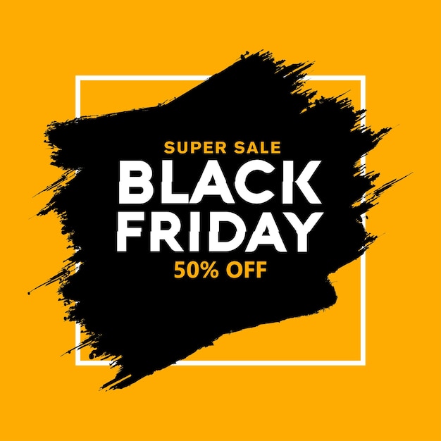 Il concetto di Black Friday nell'illustrazione vettoriale del design piatto