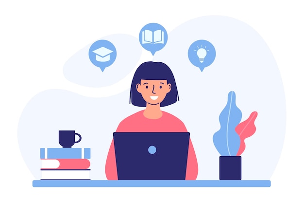 il concetto di formazione online e corsi di formazione video tutorial