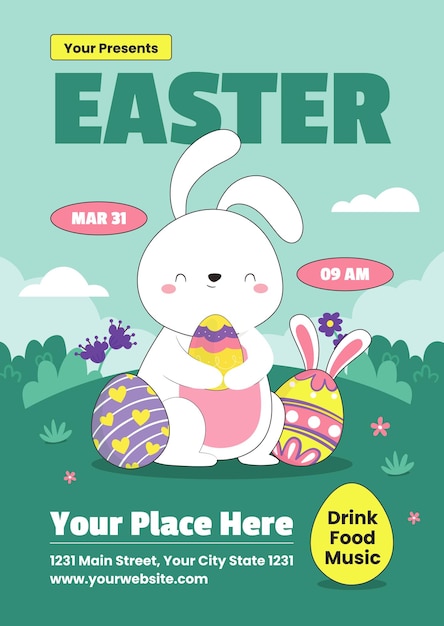 Il coniglietto di Pasqua Flyer