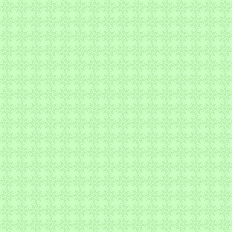 Vettore il disegno verde e bianco sullo sfondo verde