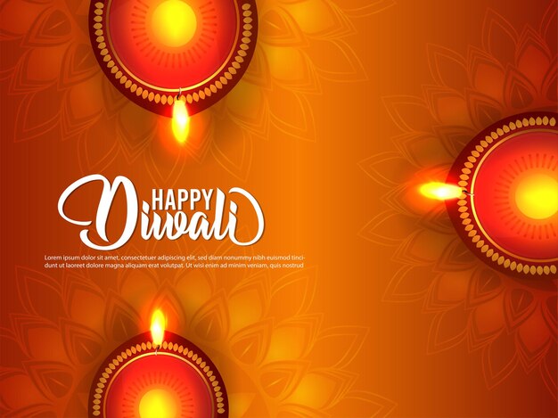 Il festival dell'India felice diwali