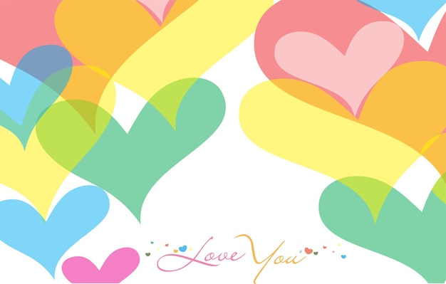 Il giorno di San Valentino Heart Logo Design Vector Illustration
