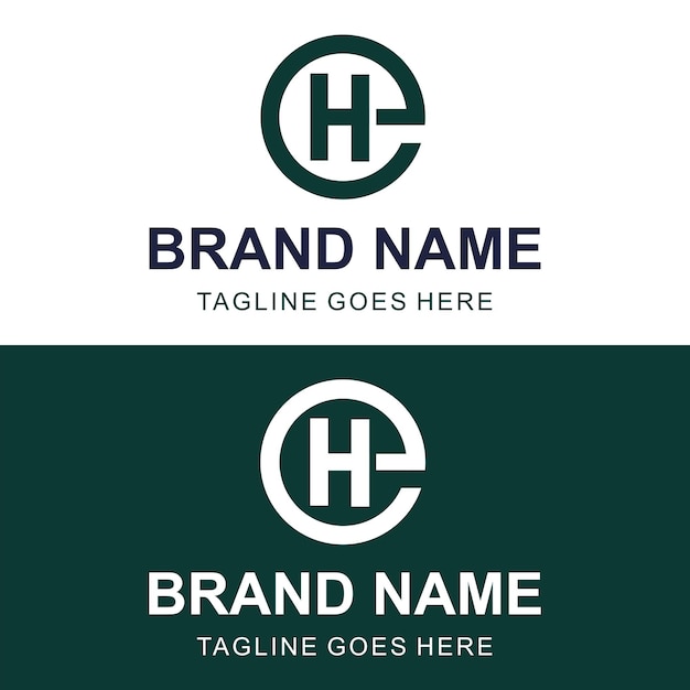 Il logo con il monogramma vettoriale unico è adatto a qualsiasi azienda