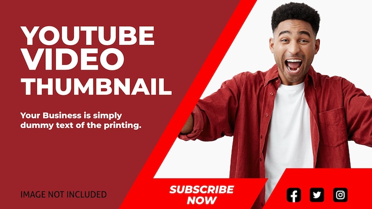 Vettore il miglior design di miniature di youtube attraente e colorato