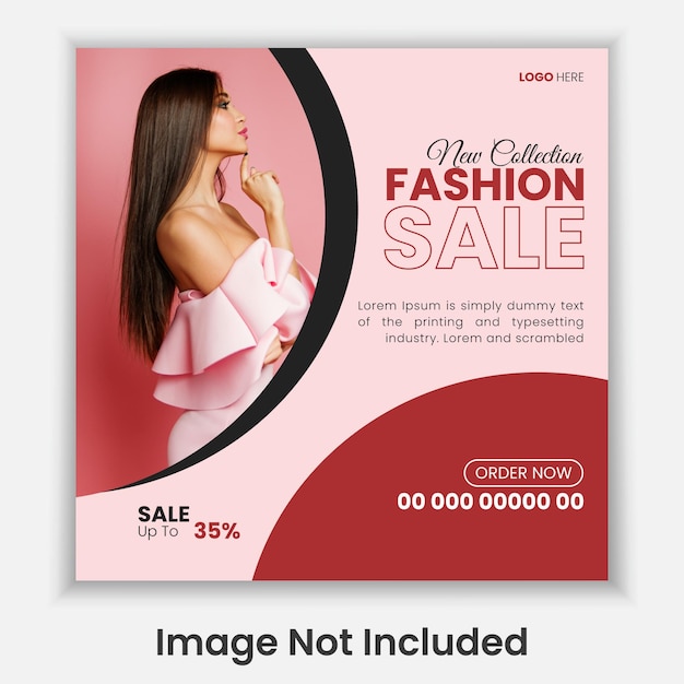 Il modello di design di moda per social media migliore e più eccezionale