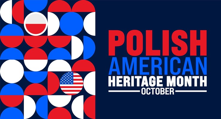 Vettore il polish american heritage month è un modello di design di banner che viene osservato ogni anno.