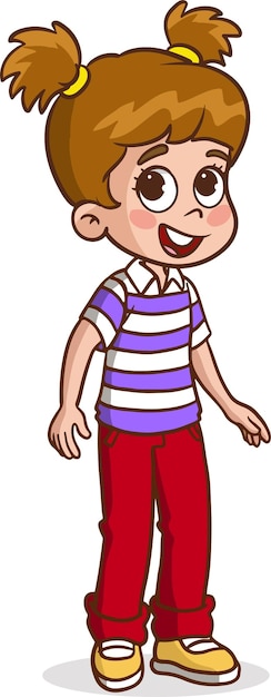 il ragazzino carino mostra una posa felice e amichevole studente di espressione di bambini felici