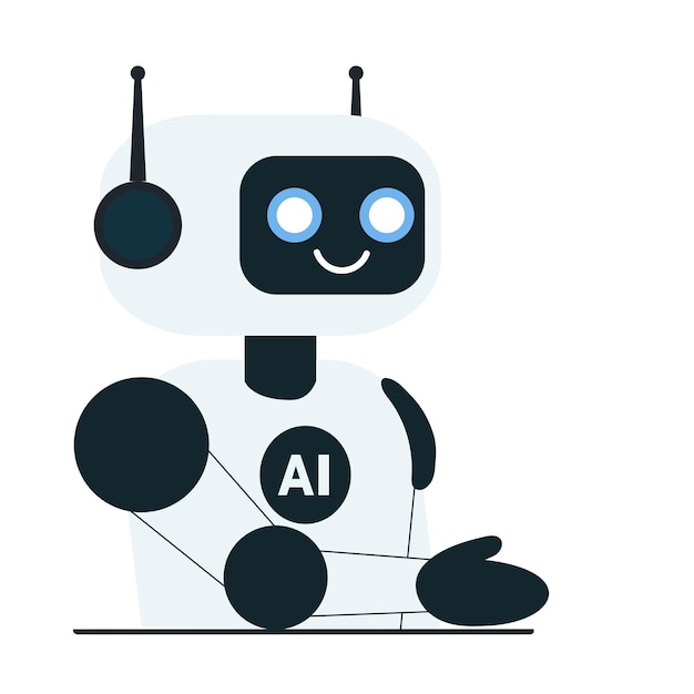 Il robot che allunga la mano in segno di amicizia e conoscenza