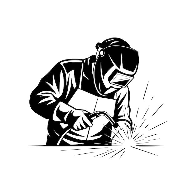 Il saldatore al lavoro