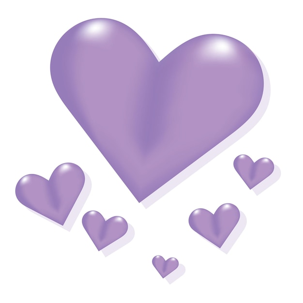 il simbolo dell'amore viola di San Valentino