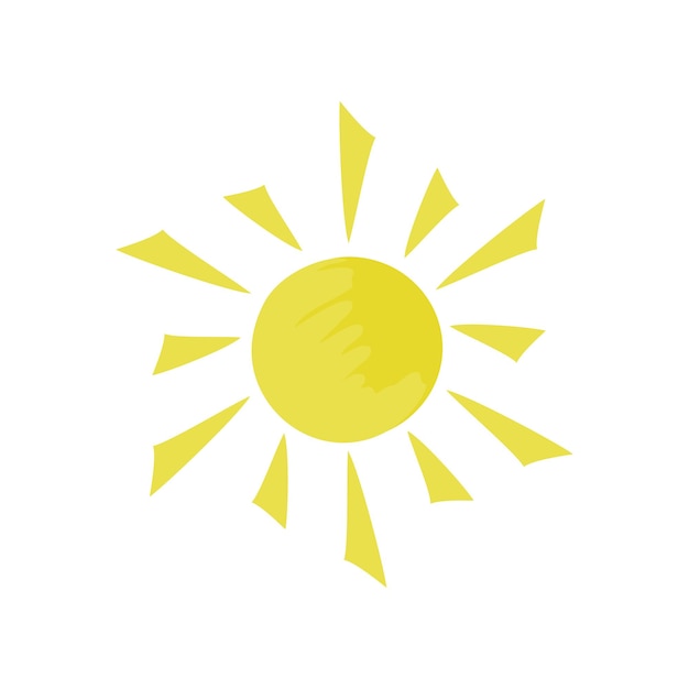 Il sole è disegnato